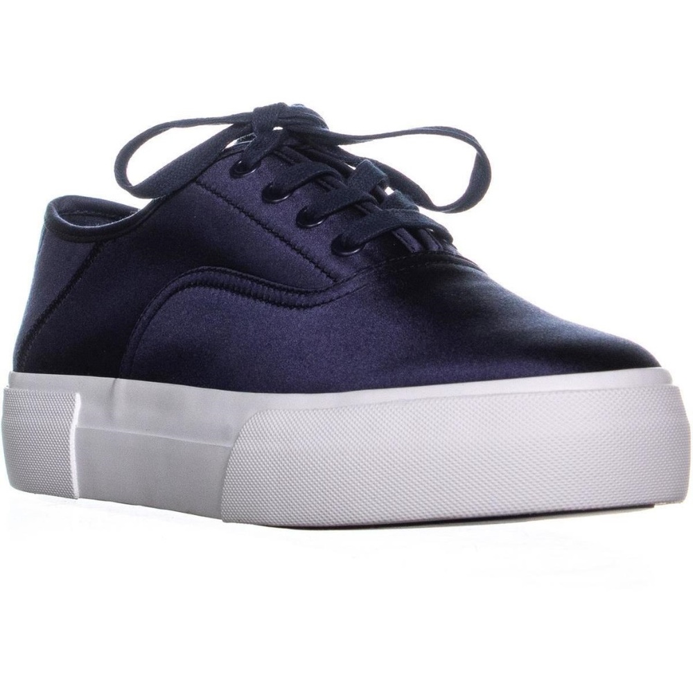 VINCE Women's Copley Platform Sneakers, Navy, 7.5 - Picture 4 of 8